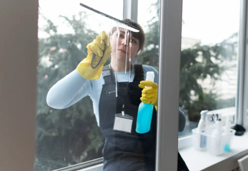 Nettoyage de vitres intérieures et extérieures à Ambutrix